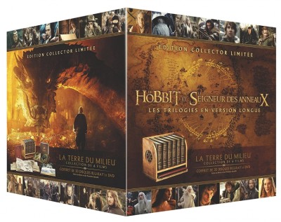 Le Hobbit et Le Seigneur des Anneaux, Les Trilogies Versions Longues - Édition Collector - BluRay