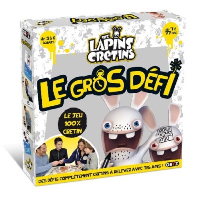 Les Lapins Crétins Le gros défi - Jeux et cartes