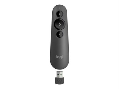 Télécommande de présentation Logitech R500s 3 boutons gris - Microsoft