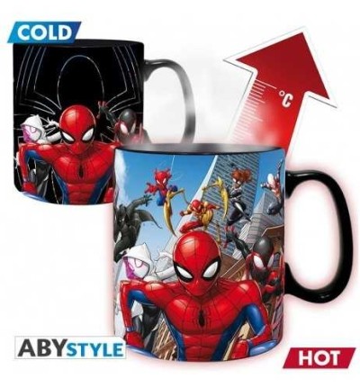 Mug thermo-réactif Multiverse Spider-Man Marvel - mug