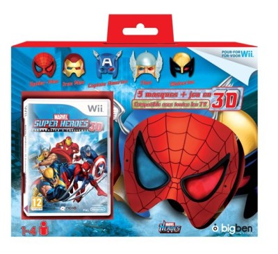 Marvel Super Heroes 3D - Grandmaster's Challenge avec masques - Wii