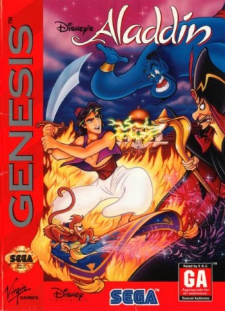 Aladdin (Import USA) en boîte - Megadrive