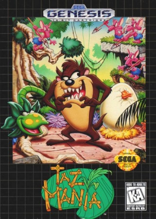 Taz-Mania (import USA) en boîte - Megadrive