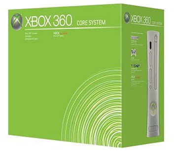 Console Xbox 360 Core (20 Go) en boîte - Xbox 360