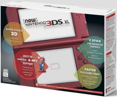 Console New Nintendo 3DS XL Rouge en boîte - 3DS