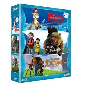 Niko Le petit renne + L'ours montagne + Chasseurs de dragons - BluRay