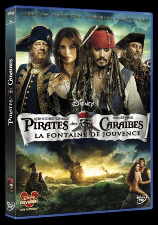 Pirates des Caraïbes - La Fontaine de Jouvence - DVD