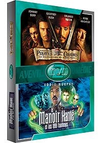 Pirates Des Caraïbes, La Malédiction Du Black Pearl + Le Manoir Hanté Et Les 999 Fantômes - DVD