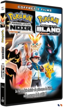 Pokemon le film noir (Victini et Reshiram) et le film Blanc (Victini et Zekrom) - DVD
