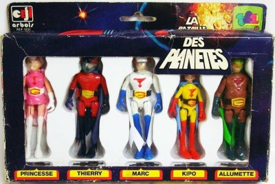 Coffet de 5 Figurines Force G - La Bataille des Planètes - Figurine