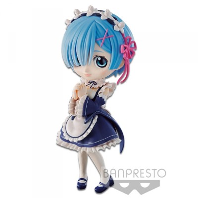 Q Posket Rem - Re:Zero - Starting Life in Another World (Ver.A) - Figurine