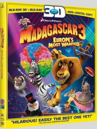 Madagascar 3 : Bons Baisers d'Europe 3D - BluRay