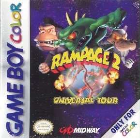 Rampage 2 universal tour - Game Boy