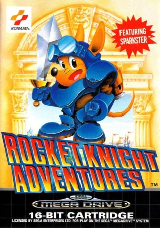 Rocket Knight Adventures en boîte - Megadrive