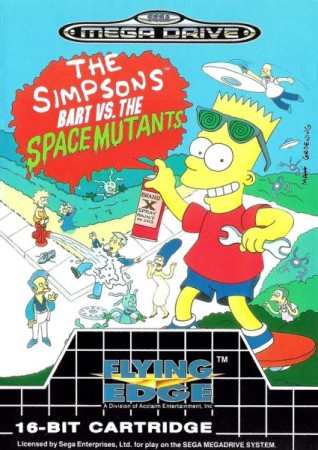The Simpsons: Bart Vs The Space Mutants (En Boite) - Megadrive