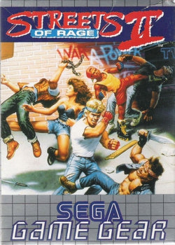 Streets of Rage II en boîte - Game Gear