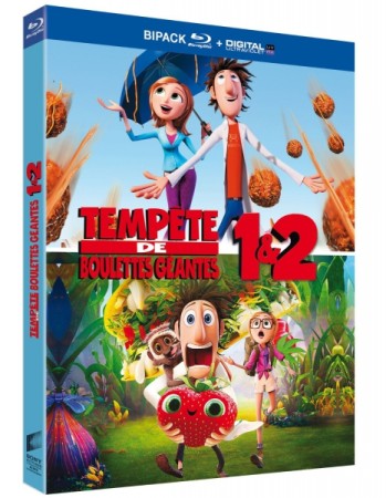 Tempête de Boulettes Géantes 1 & 2 - BluRay