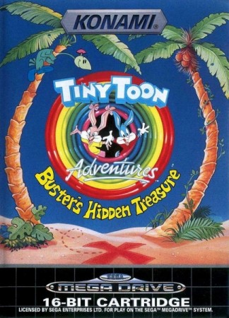 Tiny Toon Adventures: Buster's Hidden Treasure en boîte - Megadrive