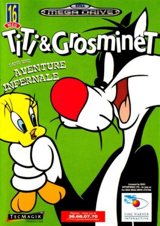 Titi et Grosminet : dans une Aventure Infernale (En Boîte) - Megadrive