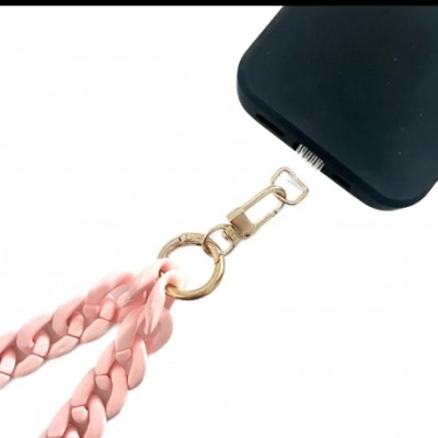 Tour de cou fashion avec attache 1.20m marbre rose Jaum - Multimedia