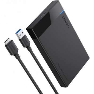 Boîtier Disque Dur Externe pour 2.5 Pouces USB 3.0 Ugreen noir - Multimedia