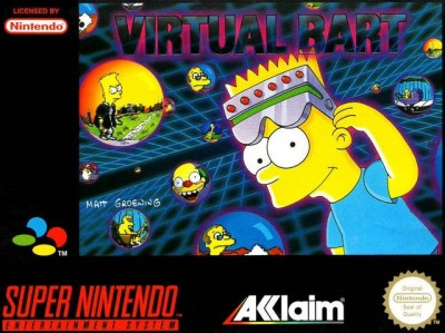Virtual Bart - En boite - Super Nintendo