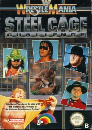 WWF WrestleMania Steel Cage Challenge en boîte - NES