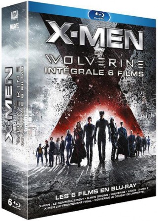 X-Men et Wolverine : Intégrale 6 films - BluRay