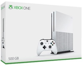 Console Xbox One S (500 Go) Blanche en boîte - Xbox One
