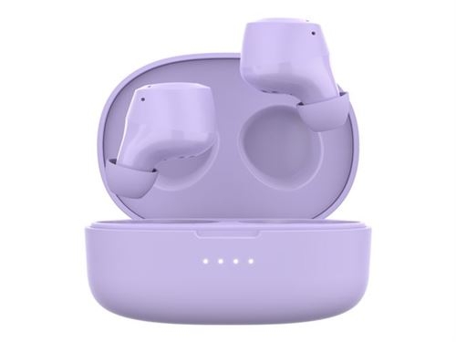 Belkin SoundForm Bolt Ecouteurs sans fil avec micro intra auriculaire Bluetooth mauve