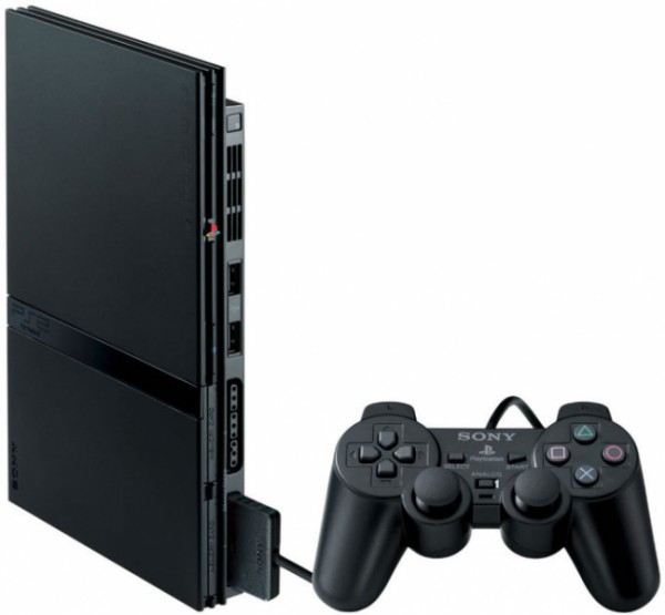 CONSOLE PS TWO NOIRE PACK PES 2008 PLATINUM ET F1 2006 1