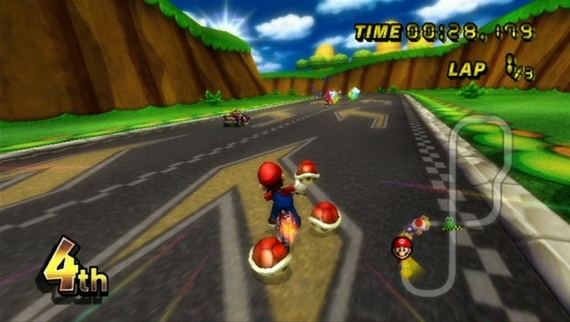 mario kart screen wii 3