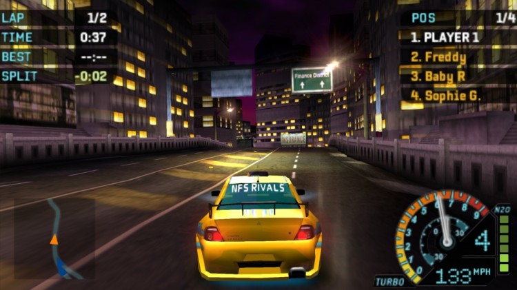 NEED FOR SPEED UNDERGROUND RIVALS 2