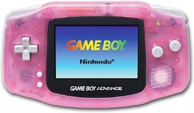 Nintendo Game boy Advance Rose transparente Japonais 1