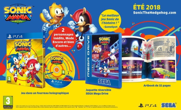 PS4 SONIC MANIA PLUS 1