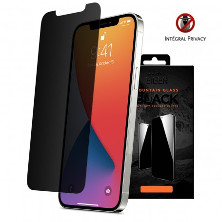 verre trempe premium 25d privacy pour apple iphone 15 plus 15 pro max eiger